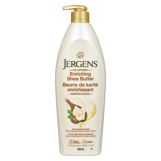 JERGENS SHEA BUTTER LOTION, 4 X 620 ML