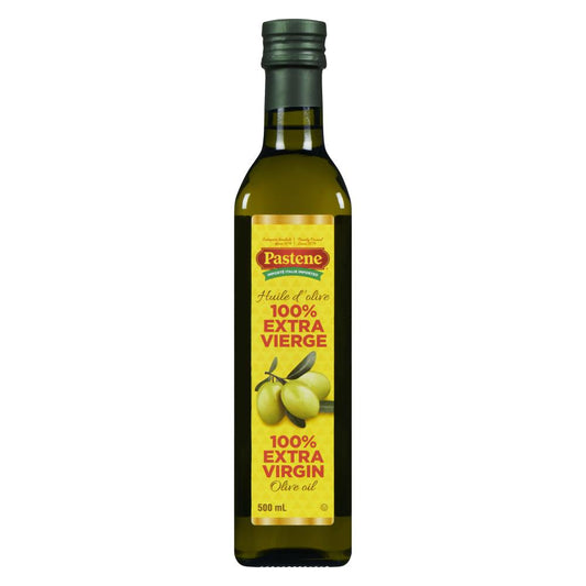 PASTENE EXTRA VIRGIN OLIVE OIL HIGH DEFINITION, 6 X 500 ML