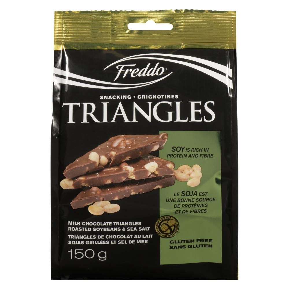 FREDDO SOY MILK CHOCOLATE TRIANGLES, 10 X 150 G