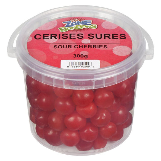 JOHNVINCE SOUR CHERRY CANDY, 12 X 300 G