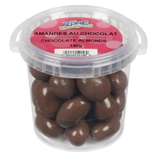 JOHNVINCE CHOCO ALMONDS, 12 X 140 G