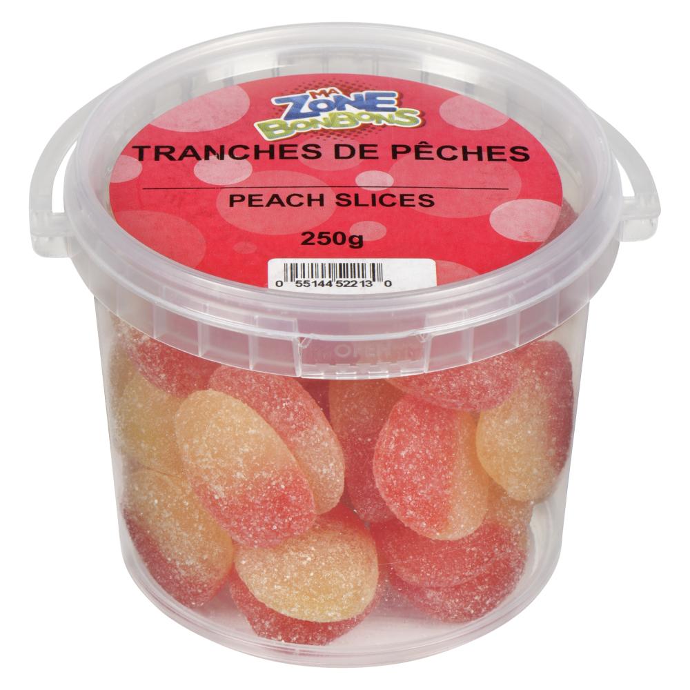 JV PEACH SLICES, 12 X 250 G