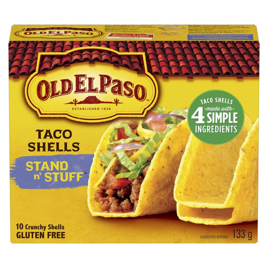 OLD EL PASO FLAT TACO SHELL, 12 X 133 G