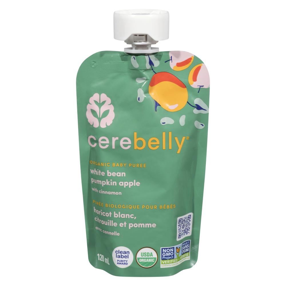 CERBELLY WHITE BEAN PUREE, 12 X 128 ML