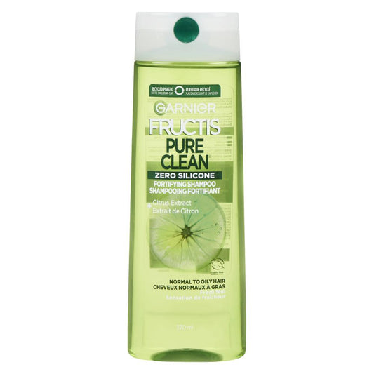 GARNIER FRUCTIS PURE CLEAN SHAMPOO, 6 X 370 ML