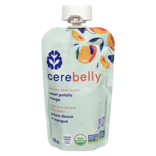 CERBELLY BABY SWEET POTATO MASH, 12 X 128 ML