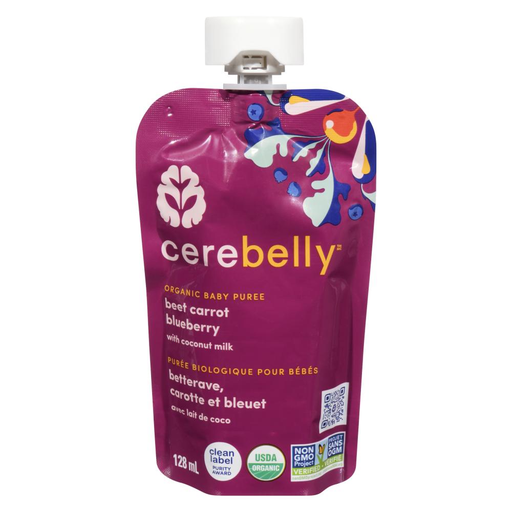 CERBELLY BABY BUTTERNUT SQUASH PUREE 2 PACK, 12 X 128 ML