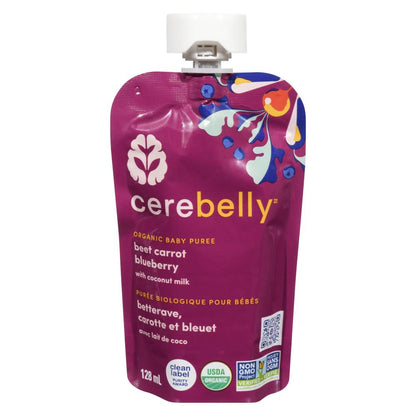 CERBELLY BABY BUTTERNUT SQUASH PUREE 2 PACK, 12 X 128 ML