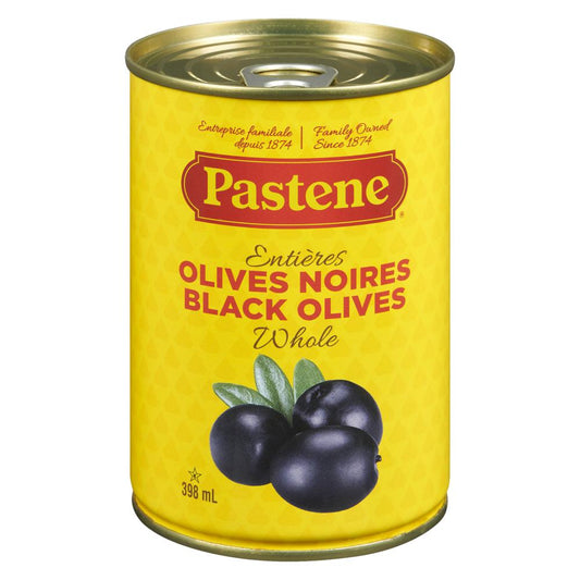 PASTENE RIPE OLIVES, 24 X 398 ML