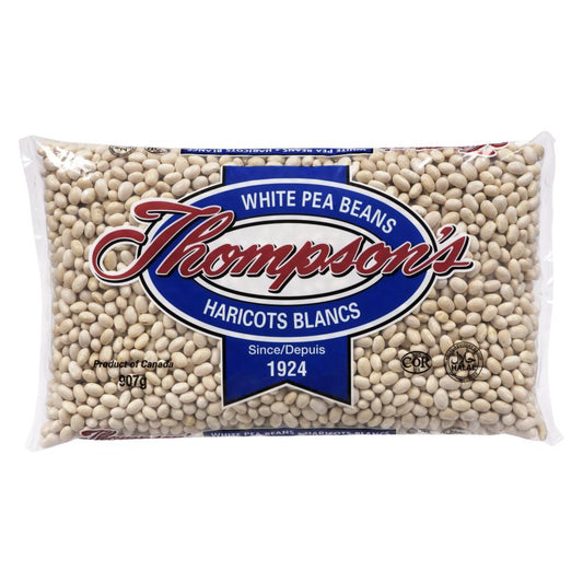 THOMPSON DRIED WHITE BEANS, 12 X 907 G