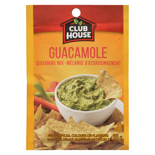 CLUBHOUSE CLASSIC GUACAMOLE SEASONING, 12 X 20 G