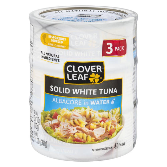 CLOVERLEAF WHITE TUNA WHOLE M-PACK, 12 X 3 X 170 G