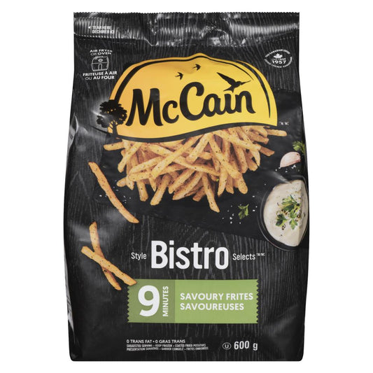 MCCAIN BISTRO FLAVORED FRIES 9 MIN, 12 X 600 G