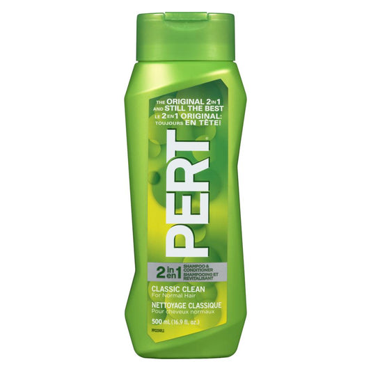 PERT PLUS 2-IN-1 DAILY SHAMPOO, 6 X 500 ML