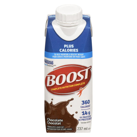 BOOST NUTRITIVE CHOCOLATE DRINK PLUS, 24 X 237 ML