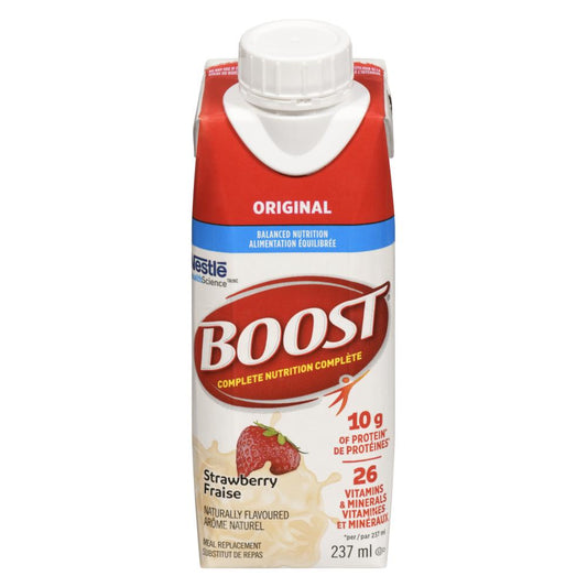 BOOST WHIPPED NUTRITIONAL STRAWBERRY, 24 X 237 ML