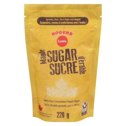 LANTIC 100% PURE MAPLE SUGAR, 6 X 220 G