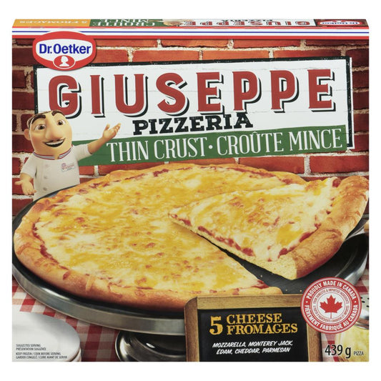 GIUSEPPE MINCED MEAT 5 CHEESE PIZZA, 6 X 439 G