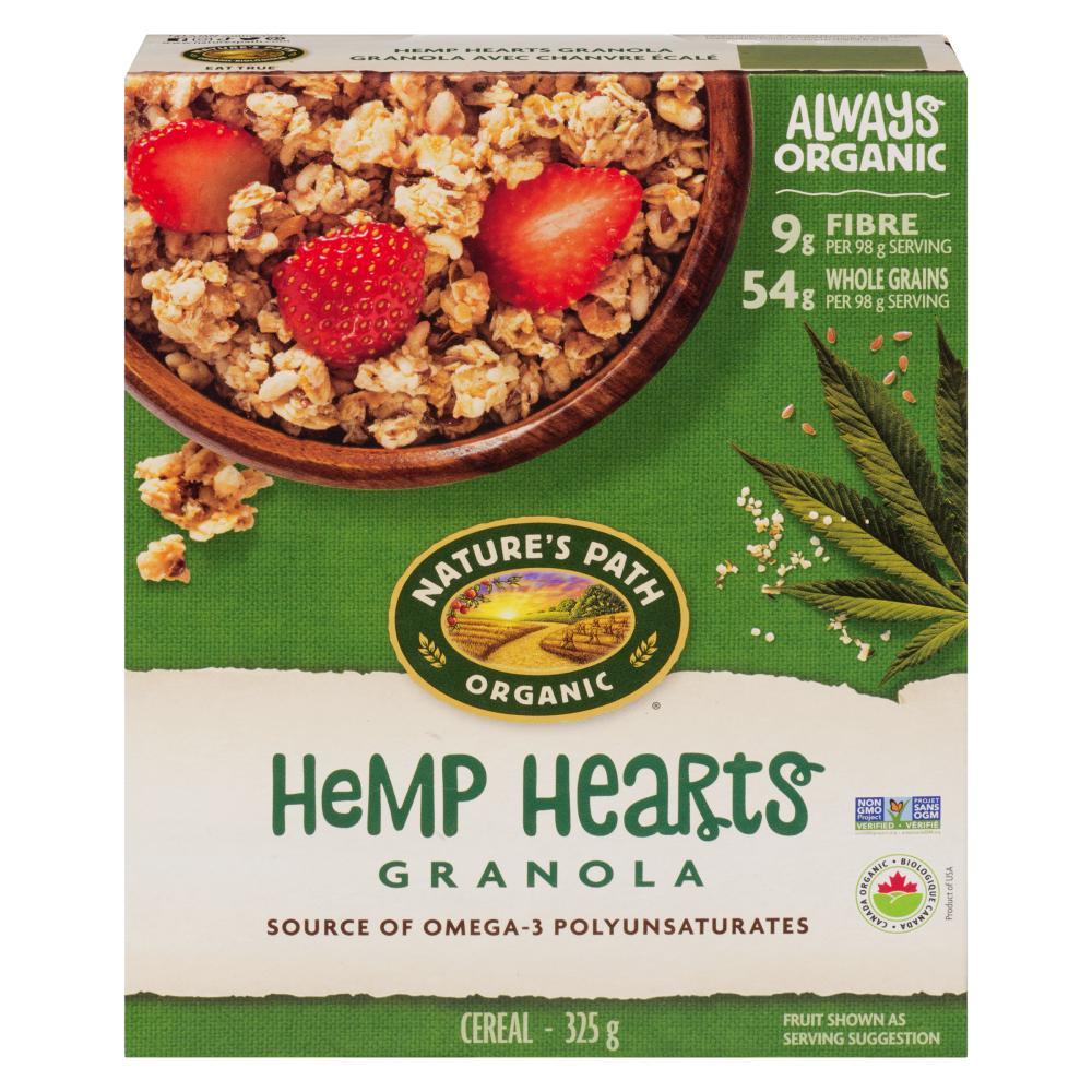 NATURE'S PATH ORGANIC HEMP GRANOLA, 12 X 325 G