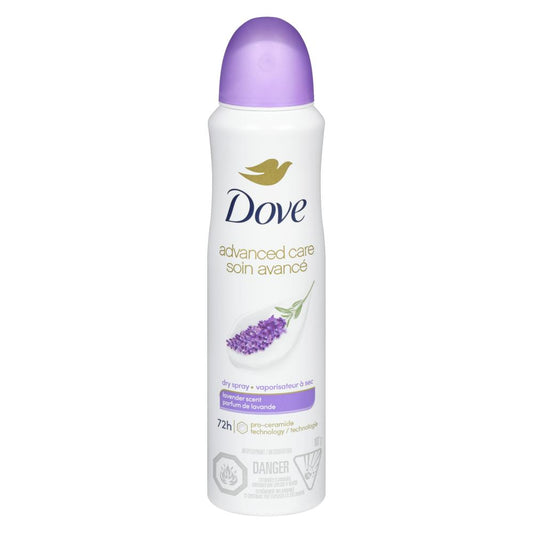 DOVE ANTIPERSPIRANT LAVENDER, 3 X 107 G