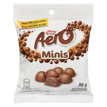 NESTLE AERO MINIS MILK CHOCOLATE, 12 X 98 G