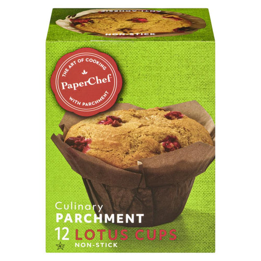 CHEFPAPR PARCHMENT PAPER MOLD LOTUS, 6 X 12 UN