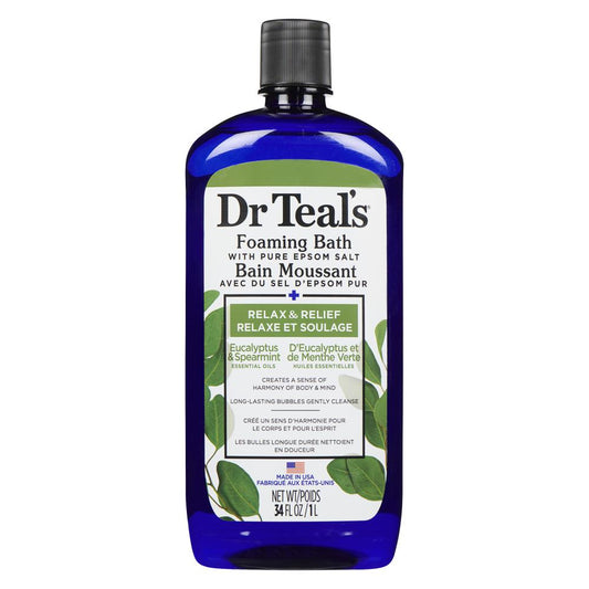 DRTEALS FOAMING BATH EUCALYPTUS, 2 X 1 L