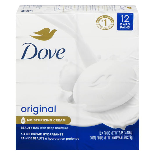 DOVE BEAUTY BAR WHITE, 6 X 1.274 KG