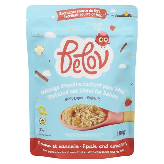 BELOV CINNAMON BABY OATMEAL BLEND, 6 X 180 G