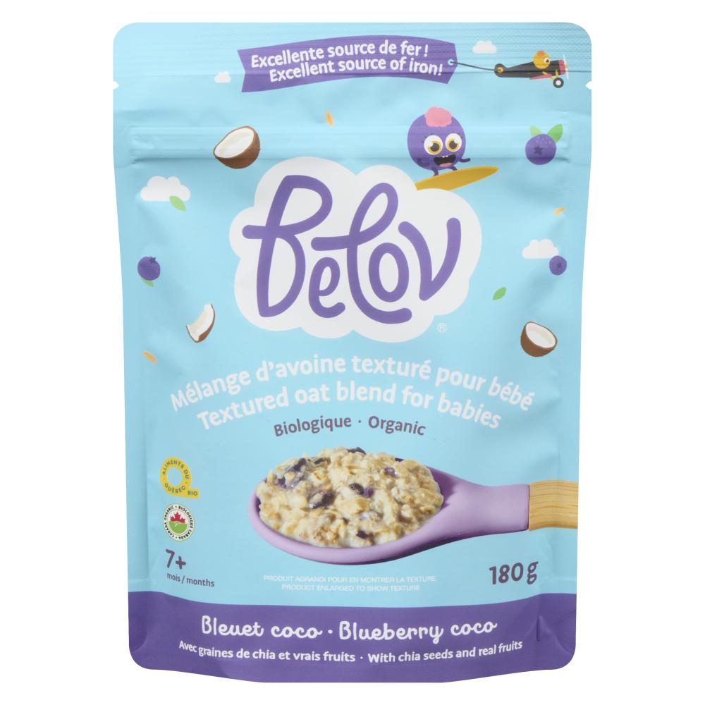 BELOV BLUEBERRY BABY OATMEAL BLEND, 6 X 180 G