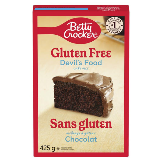 BETTY CROCKER SUPER MOIST CHOCOLATE GLUTEN-FREE CAKE MIX, 6 X 425 G