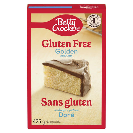 BETTY CROCKER SUPER MOIST VANILLA GOLDEN CAKE GLUTEN-FREE, 6 X 425 G