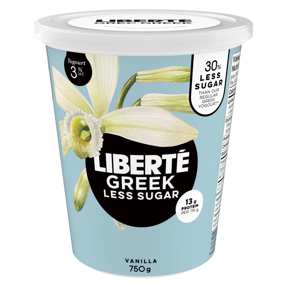 LIBERTE GREEK YOGURT 3% VANILLA MS, 6 X 750 G