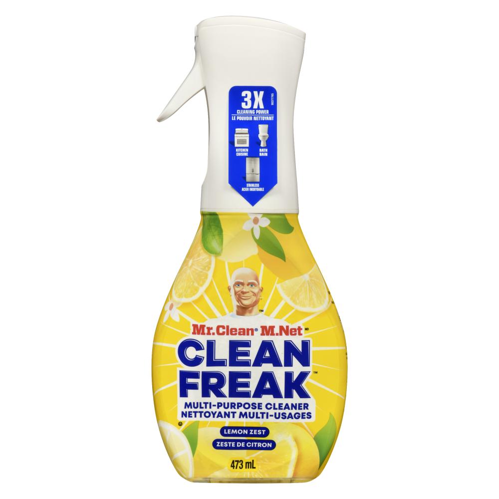 M.NET CLEAN FREAK LEMON SCENTED CLEANSER, 6 X 473 ML