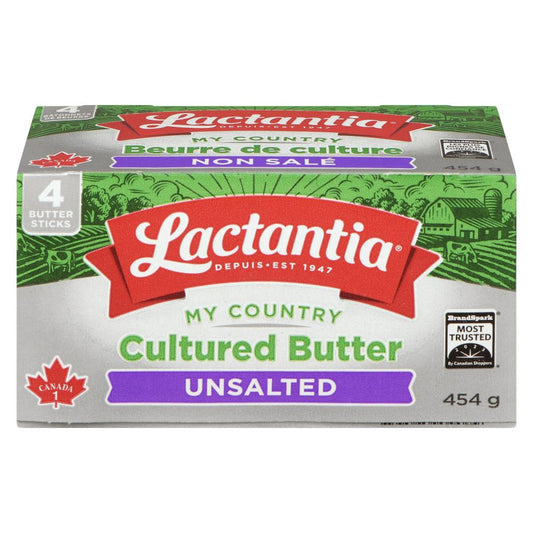 MY COUNTRY UNSALTED BUTTER STICKS, 20 X 454 G
