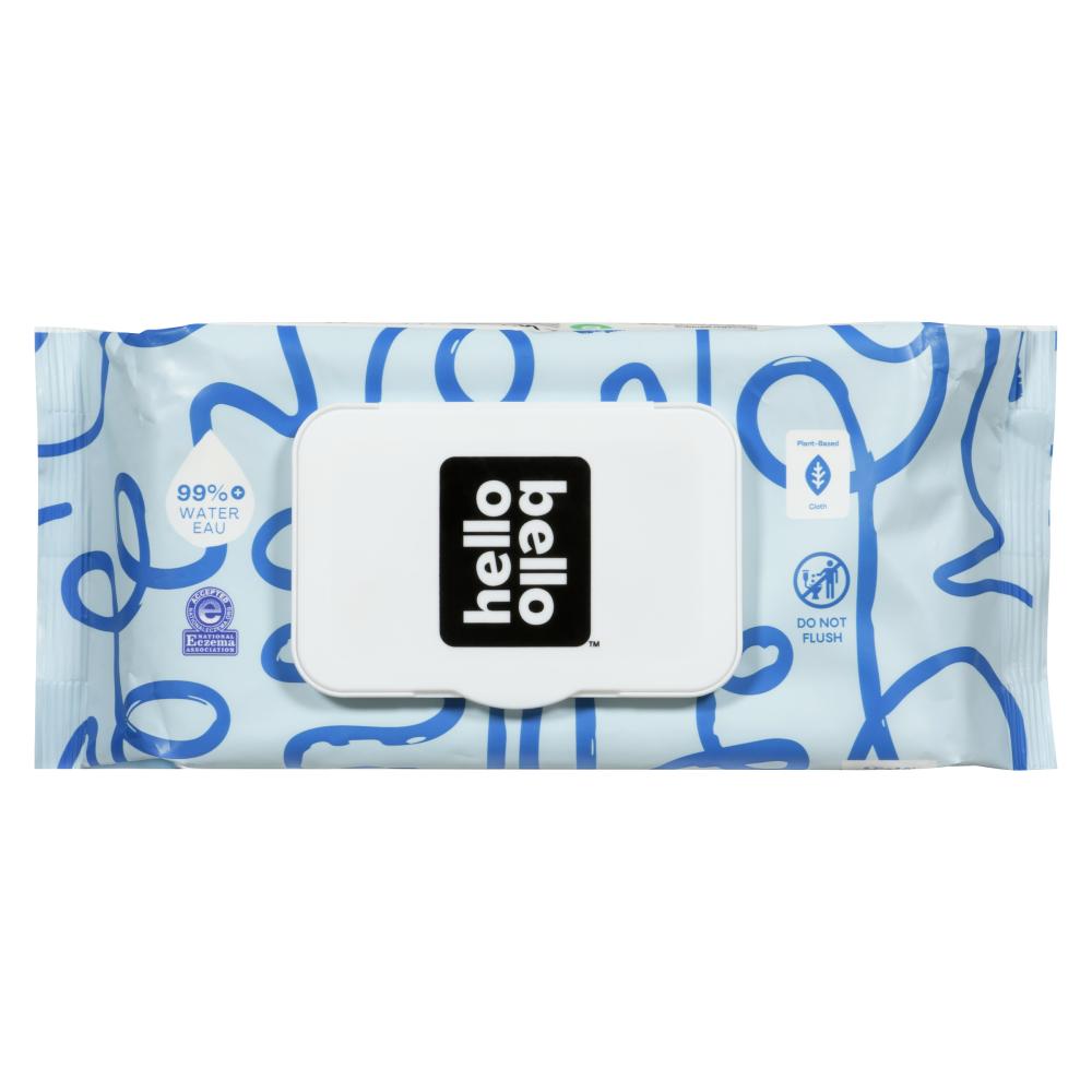 HELLOBELL WIPES 60 COUNT, 6 X 1 UN