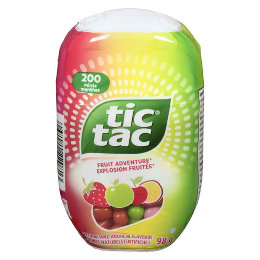 TICTAC FRUITY EXPLOSION MINT, 4 X 98 G