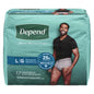 DEPEND SILHOUETTE LARGE WOMEN'S UNDERWEAR, 2 X 17 UN