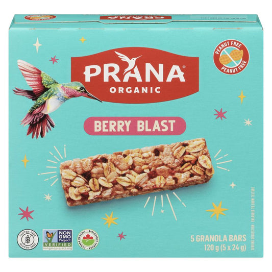 PRANA GRANO BAR EXPLOSION BERRY, 12 X 120 G