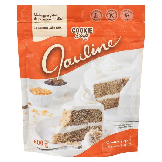 PAULINE SPICY CARROT CAKE, 6 X 600 G