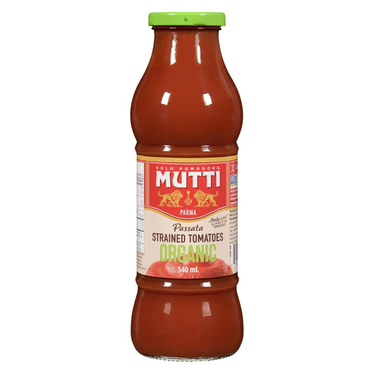 MUTTI ORGANIC TOMATO PASSATA, 12 X 540 ML