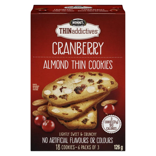 THINADDICTIVES, CRANBERRY COOKIES, 6 x 126G