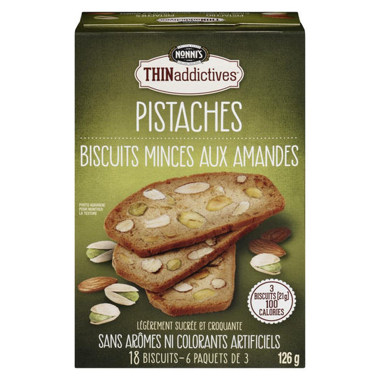 THINADDICTIVES, PISTACHIO COOKIES, 6 x 126G