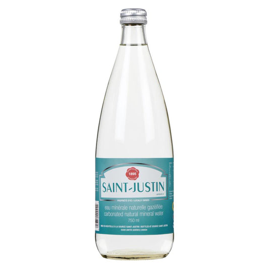 ST-JUSTIN NON-CARBONATED MINERAL WATERS, 12 X 750 ML