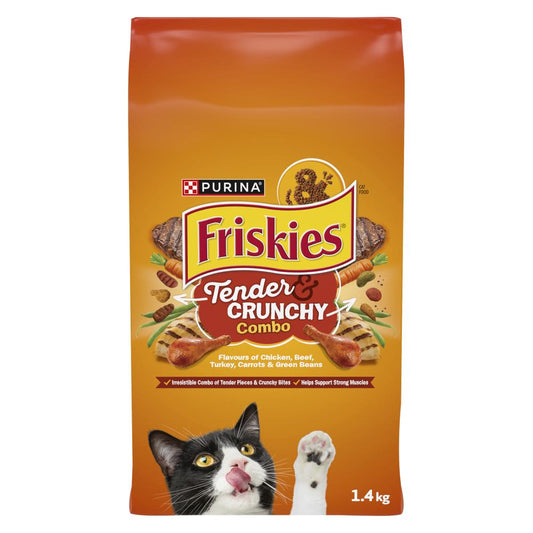 FRISKIES CAT FOOD GRILLED TENDER, 4 X 1.4 KG