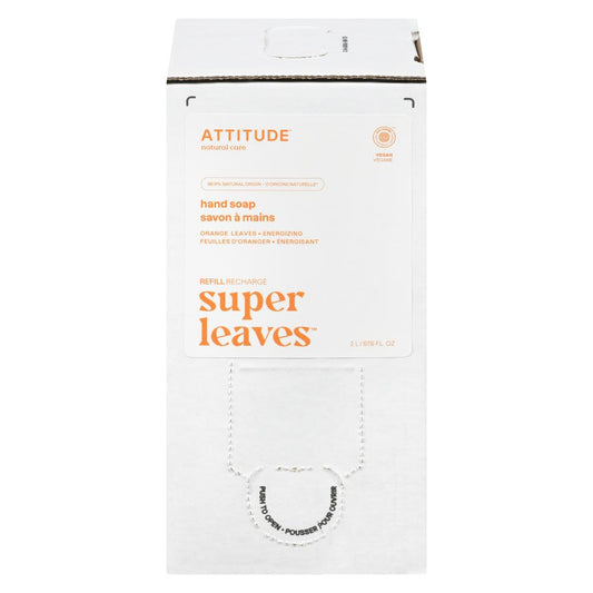 SUPLEAVE ORANGE SCENTED HAND SOAP, 4 X 2 LT