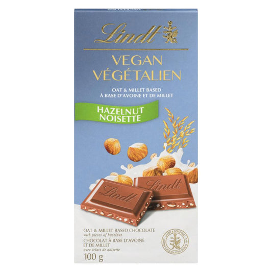LINDT VEGETALNUTS FAMILY SIZE BAR, 20 X 100 G