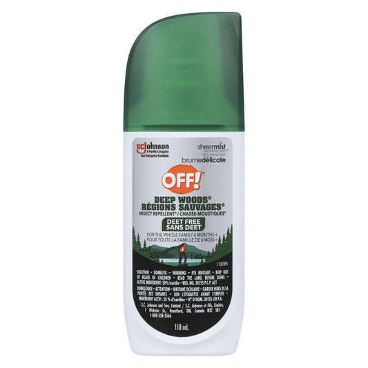 OFF! WILD AREAS WITHOUT DEET VAPORIZER, 12 X 118 ML