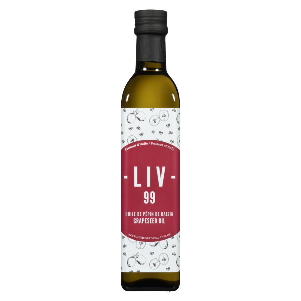 LIV99 GRAPESEED OIL, 12 X 500 ML
