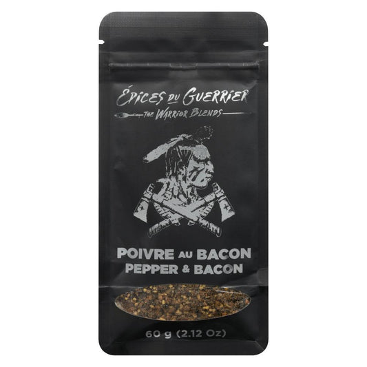 GUERRIER SPICES BACON PEPPER, 6 X 60 G